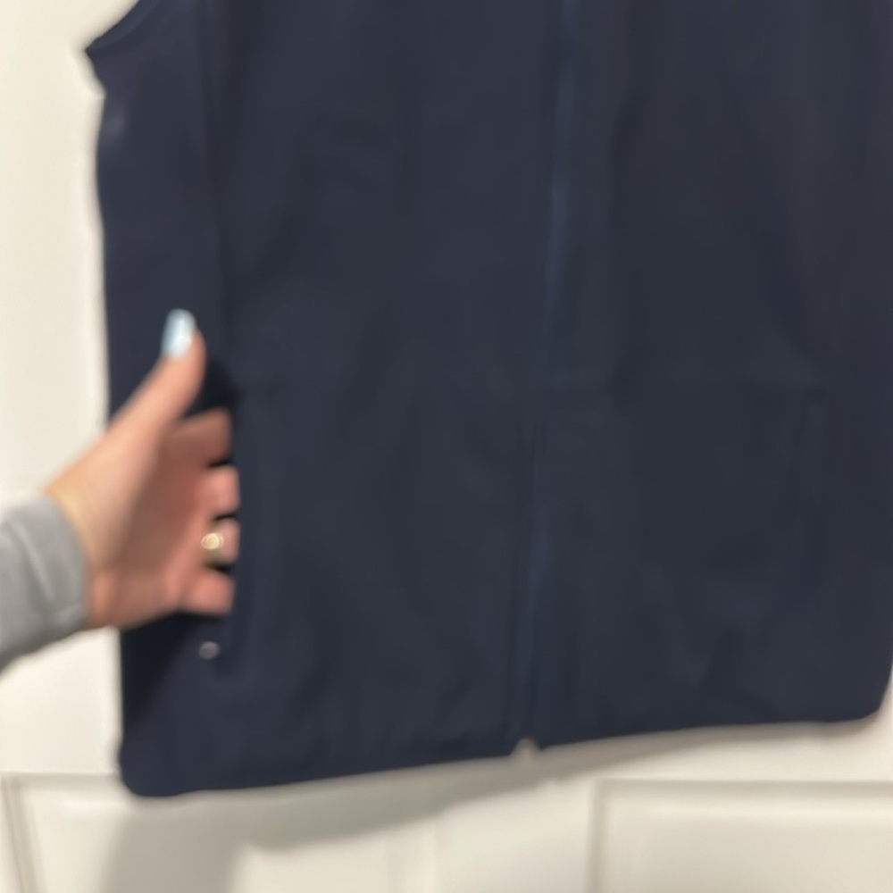 NWT Polo Golf Ralph Lauren navy blue fleece vest - Picture 10 of 13